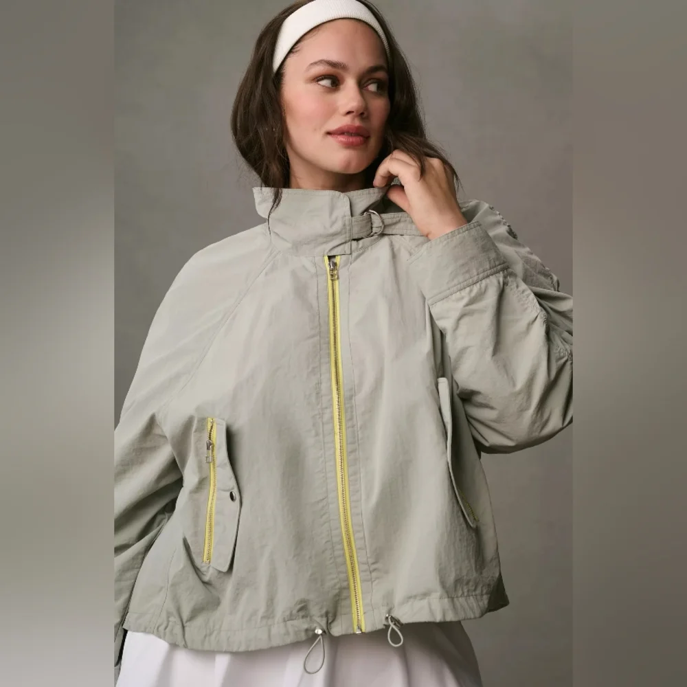 NWOT Daily Practice Anthropologie Windbreaker Size Medium - Picture 7 of 13